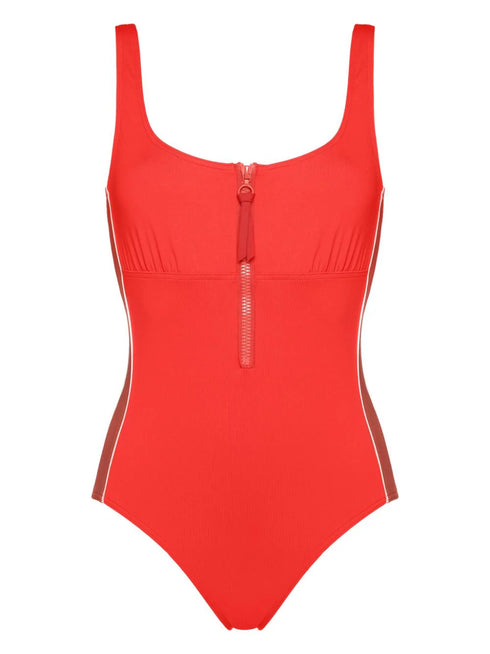 Tribune square-neck swimsuit